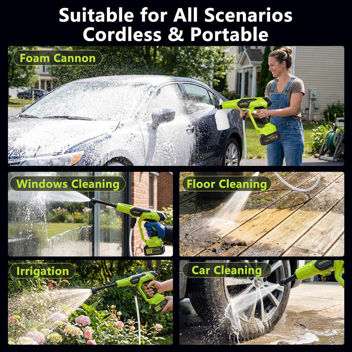 PowerClean Cordless Pressure Washer