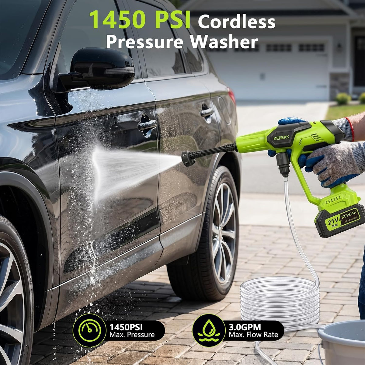 PowerClean Cordless Pressure Washer